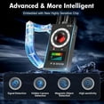 thumbnail image 2 of K18 Professional Hidden Camera Detector with Sound & Vibration Alarm, Portable Anti-Spy Gear, GPS Trackers, Find Hidden Cameras, Privacy Protection, Black, 2 of 6
