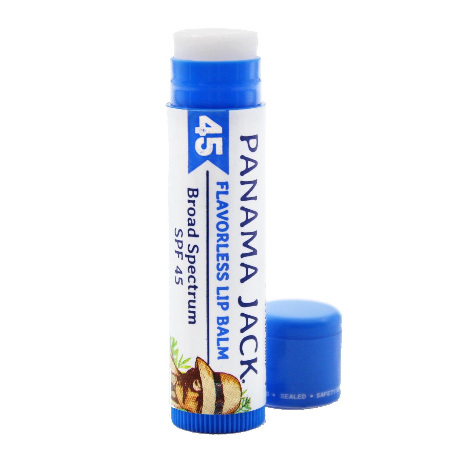 Panama Jack Sunscreen Lip Balm - SPF 45, Broad Spectrum UVA-UVB Sunscreen Protection, Prevents & Soothes Dry, Chapped Lips (Pack of 50, Dreamsicle/Mango/Vanilla/Tropical/Flavorless)