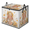 Multicolor 3, variant on CURLYOOT Elf Mushroom Large Storage Bag, Clothes Storage Bin Foldable Closet Organizer with Handle, Plant Fabric Storage Containers for Clothing, Blanket, Comforter, Bedding