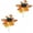 D, variant on 2 Pack Artificial Fall Flower Picks, Fake Sunflower Maple Leaf Floral Stems, Autumn Harvest Faux Flower Bouquet Table Centerpiece Decor for Home Dining Room Thanksgiving Halloween Decorations