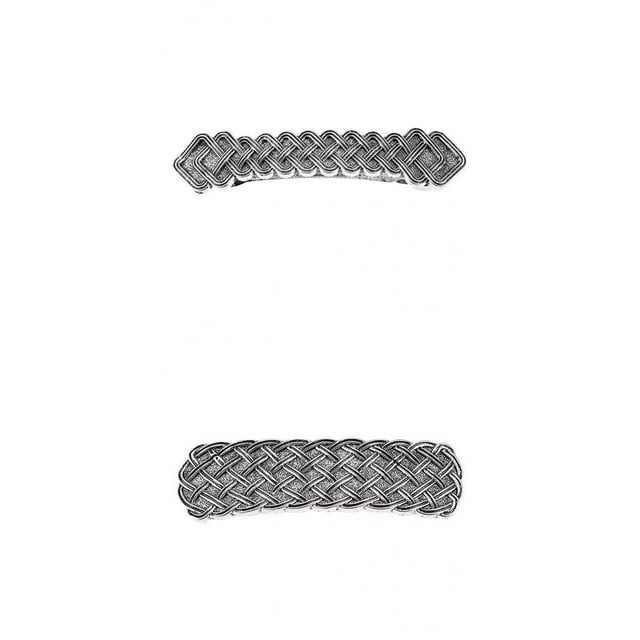Pinza Para El Cabello Tallada Horquilla French Spring Barrette 3+Pinza De Pelo Tallada Horquilla Francesa Primavera Pasador Plata 4 Sunnimix none