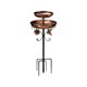 thumbnail image 2 of Soporte metálico para bebederos y comederos de pájaros – Comedero de jardín para montar en el suelo, ideal para patios, prados y exteriores | Apto para diversas especies de aves con abertura de ali, 2 of 6