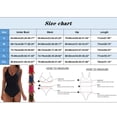 thumbnail image 4 of Gibobby Trajes de Baño para Mujer Traje de baño de 1 pieza para mujer, traje de baño Sexy con realce, traje de baño de cintura alta, traje de baño de ent(Azul,G), 4 of 4