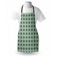 thumbnail image 4 of Floral Apron, Latin Talavera Damask Mediterranean Floral Pattern, Unisex Kitchen Bib with Adjustable Neck for Cooking Gardening, Adult Size, Multicolor, by Ambesonne, 4 of 4