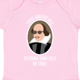 thumbnail image 4 of Inktastic To Thine Own Self Be True Shakespeare Boys or Girls Baby Bodysuit, 4 of 5
