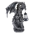 thumbnail image 6 of DWK Corporation 18 inch Dark Beacon LED Dragon Lamp Statue Outdoor Garden Solar Lawn Light Decor, 6 of 9
