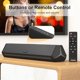 thumbnail image 5 of Passau Barra de Sonido para TV, Barra de Sonido pequeña estéreo HiFi de 2.1 Canales con Graves Profundos, conexión Bluetooth/AUX/HDMI(ARC), 5 of 5