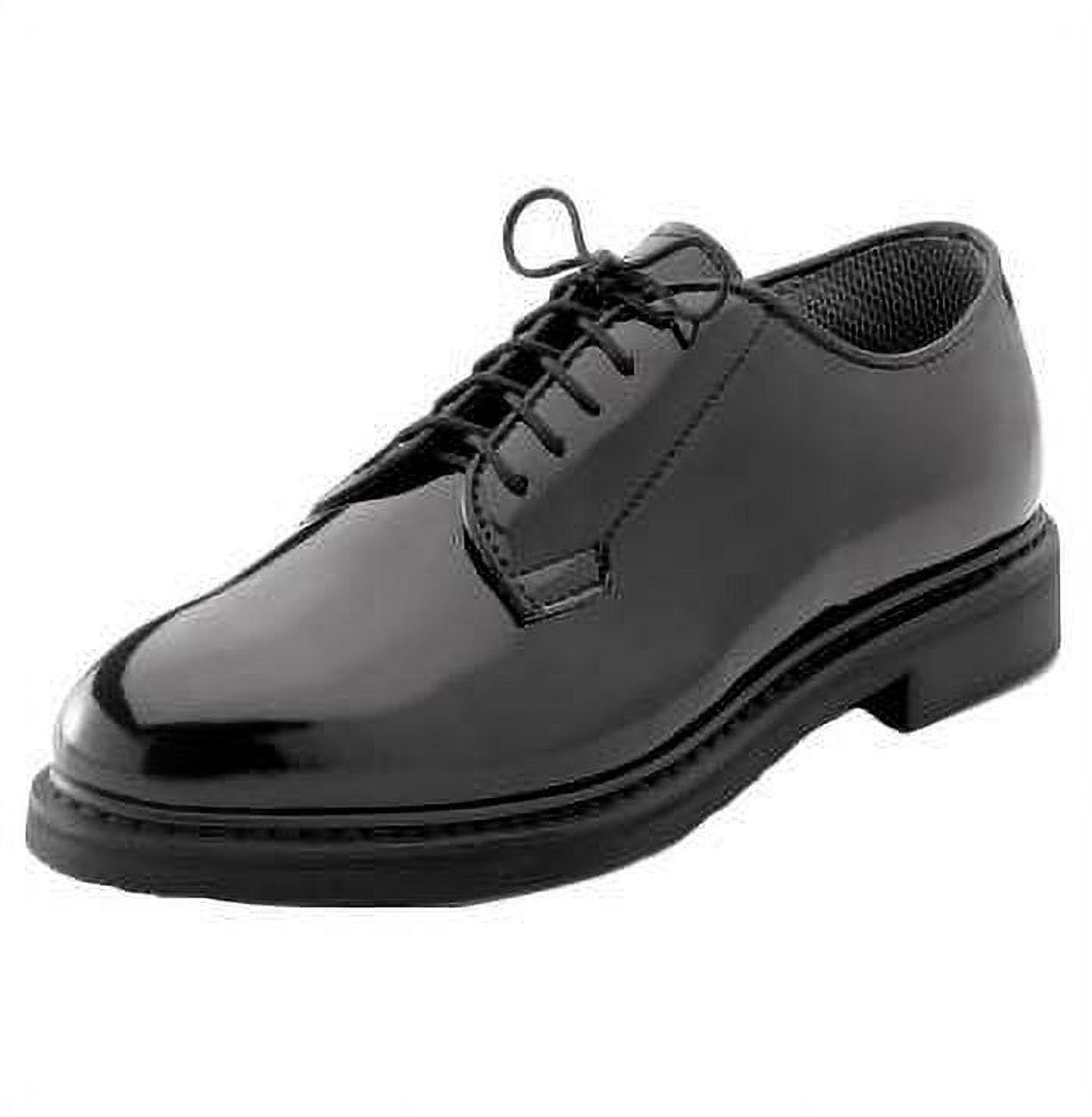 Rothco Soft Sole Uniform Oxford/Leather Shoe, Black, W/8  display picture 1