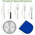 thumbnail image 2 of Camping Utensils Picnic Set Person with Carrying Case Camping Cutlery with Spoon Fork Knife Plate Clip Camping Utensils Kit for Picnic/Traveling/Barbecue, 2 of 7