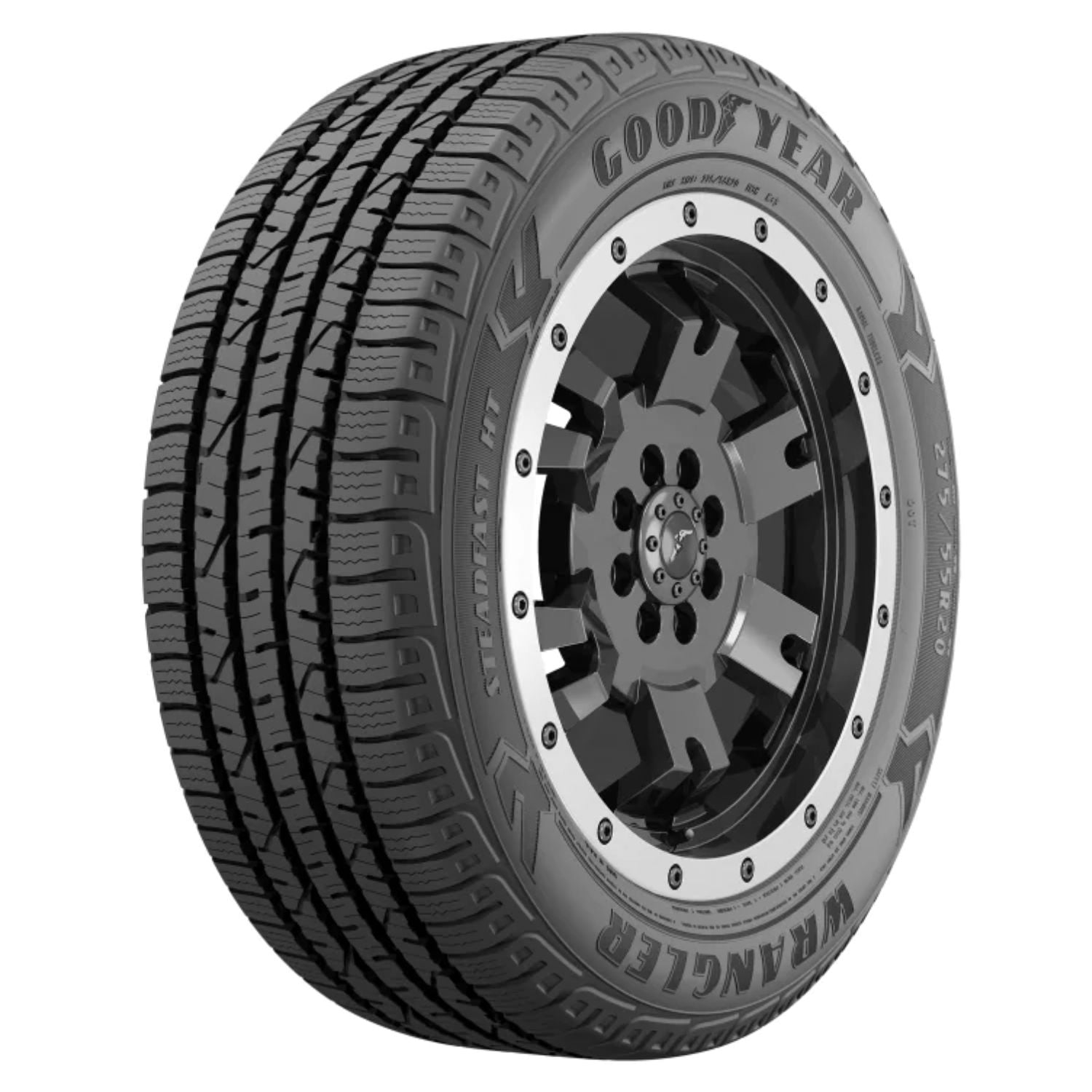 Goodyear Wrangler Steadfast HT All Season 275/55R20 113H Light Truck Tire -  