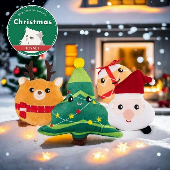 Christmas Fluffys Cats Relief Toy Christmas Present For The Cats Pet Toy GAO1074