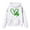 White, variant on IWRICH St. Patrick's Day Hoodies for Girls Shamrock Heart Hooded Sweatshirts Gift Crewneck Casual Loose Fit Tops,Size 3-14 Years White 160