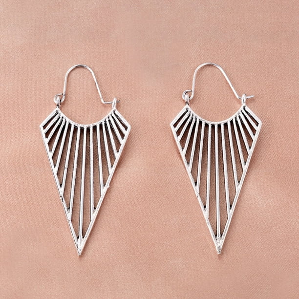 Xihbxyly Ofertas del Prime Day Pendientes Huecos Pendientes Metálicos Estilo Étnico Geométrico