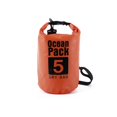 thumbnail image 1 of Eigraketly Bolsas impermeables multifuncional para exteriores Equipo de gran capacidad Bolsa plegable para kayak Rafting Piscina Deportes de playa Deportes acuáticos Naranja 15L Hombros Eigraketly OD025898-46, 1 of 6