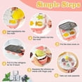 thumbnail image 4 of 6 Pieces Mini Bpa Free Silicone Popsicle Mold, Popsicle Mold with Reusable Easy Release Stick Makes Homemade Ice Cream Mold DIY Popsicle Mold for Kids, 4 of 5