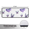 thumbnail image 5 of Kitchen Rugs Sets Of 2,Purple Flower Butterfly Pattern Anti Fatigue Kitchen Mat Rugs Non Slip Washable,Decorative Kitchen Floor Mats for Kitchen,Sink,Laundry,17"x47"+17"x47", 5 of 5
