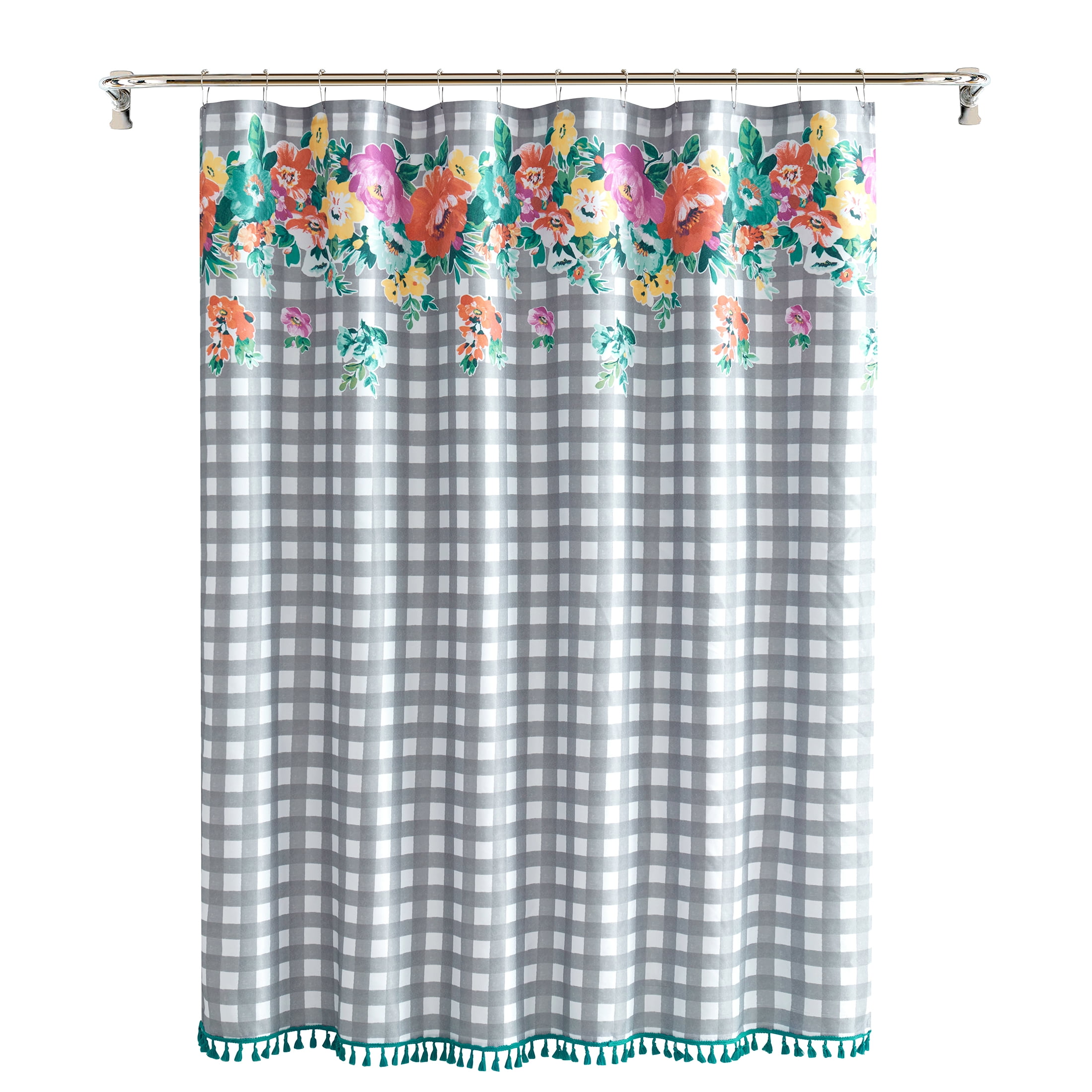 $12. The Pioneer Woman Shower Curtain 72 in X 72 in. Please, read  description. Hablo español. for Sale in Las Vegas, NV - OfferUp