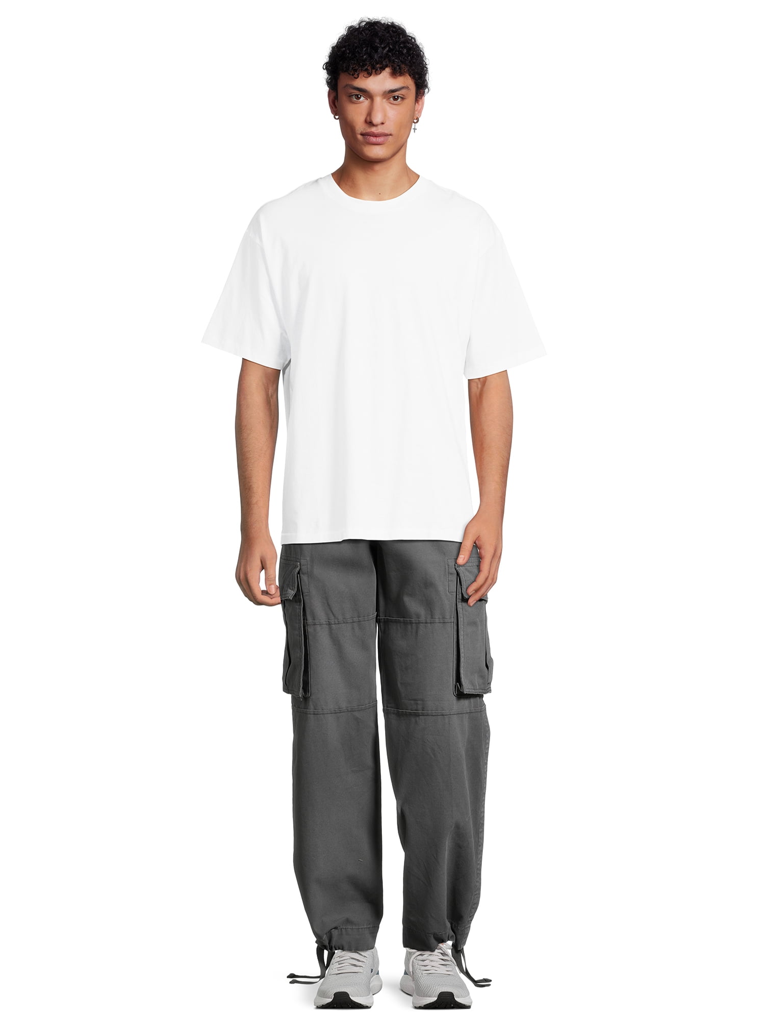 No Boundaries Men's Wide Cargo Pants, Sizes 28-42