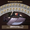 thumbnail image 6 of Costway 4D Flexible Full Body Track Massage Chair with Waist Heater Foot Rollers Voice Control Brown, 6 of 10