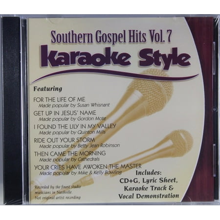 Southern Gospel Hits Volume 7 Daywind Christian Karaoke Style NEW CD+G 6 Songs