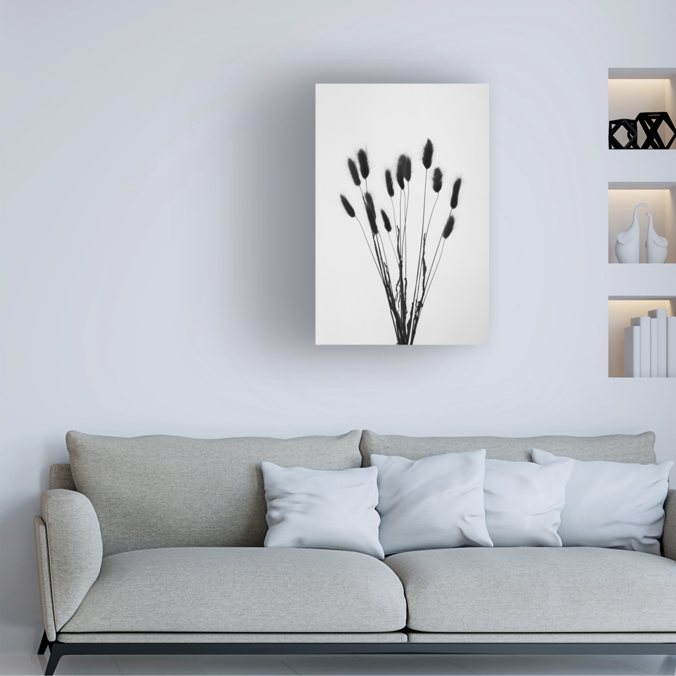 Trademark Fine Art Pictufy Studio Bunny Grass No 2 Canvas Wall Art