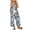 Grey Floral, variant on Fantaslook Jumpsuits for Women Casual Sleeveless Spaghetti Strap Rompers Boho Wide Leg Jumpsuits Overalls Dressy Trendy Outfits Clothes