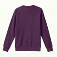 thumbnail image 3 of Womens Plus Size Fall Clothes, Long Sleeve Pullover for Women Fashion Loose Fit Solid Color Crewneck Sweatshirts Basic Tops, 3 of 5