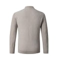 thumbnail image 2 of LIUJUNSHOP Shawl Collar Cardigan for Men Men's Fashionable Wool Knit Cardigan with Pockets Versatile Long Sleeve Comfortable Sweater for Casual Wear, 2 of 7