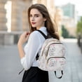thumbnail image 6 of FORMRS Mini Backpack Purse for Women Quilted Travel Daypack Casual Shoulder Bag, Cartoon Elephant, 6 of 7