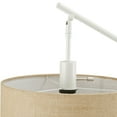 thumbnail image 3 of Globe Electric Serena 66" Matte White Dimmable Floor Lamp with Jute Shade, 91004429, 3 of 9