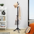 thumbnail image 1 of Costway Perchero con 9 Ganchos Soporte para Abrigos con Base de Tres Patas y Altura Ajustable Hasta 175cm, 1 of 10