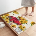 thumbnail image 4 of 2 Piece Kitchen Rug Set, Sunflower Red Truck Summer Bee Non-Slip Floor Mats Absorb Standing Doormat, Retro Soft Anti Fatigue Runner Rugs Carpet Sets (18x30+18x48 inch), 4 of 6