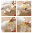 thumbnail image 4 of Pantalones Fisiológicos Suaves Para Mascotas, Pañales Ajustables Para Perros Femeninos, Pantalones Sanitarios Para Mascotas A Prueba De Fugas Inevent PT002712-06, 4 of 6