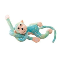 Wizlet Long Arm Hanging Monkey Stuffed Animal Monkey Plush Toy Decoration Gifts for Kids Blue