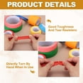thumbnail image 4 of 4pcs 9/16" x 22 Yard Colored Masking Tape, Green Pink Yellow, 4 of 7