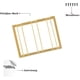 thumbnail image 4 of Estante para copas de vino, soporte para copas de vino, 1 pieza, organizador de metal para bar, cocina, color dorado, 3 ranuras, 4 of 5