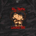 thumbnail image 4 of Inktastic My Nana Loves Me Monkey Boys or Girls Baby Bodysuit, 4 of 5
