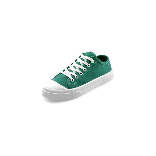 Sneakers Color Verde De Tela Mundo Terra 029387