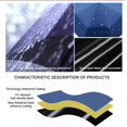 thumbnail image 3 of Reversible 8-Rib Manual Folding Umbrella - 99cm Diameter Black Vinyl Canopy, Weatherproof for Rain & Sun Protection, Compact Portable Design with Easy Dry Close Mechanism, 3 of 6