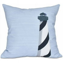 Simply Daisy 16" x 16" Light House Geometric Print Pillow