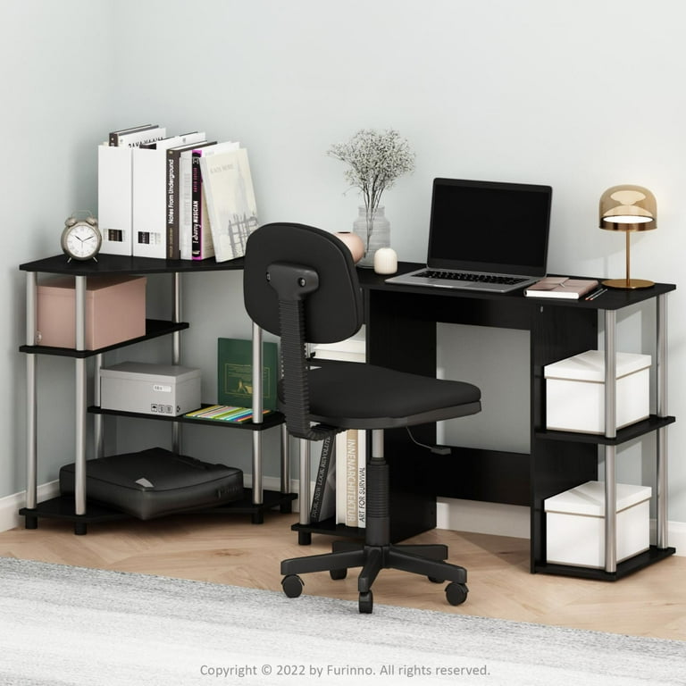 Furinno JAYA Simplistic Computer Study Desk with Bin Drawers