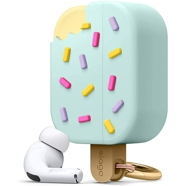 skuffet Great Barrier Reef maler elago Ice cream AirPods Pro Case with Keychain Designed for Apple AirPods  Pro Case (Mint) - Walmart.com