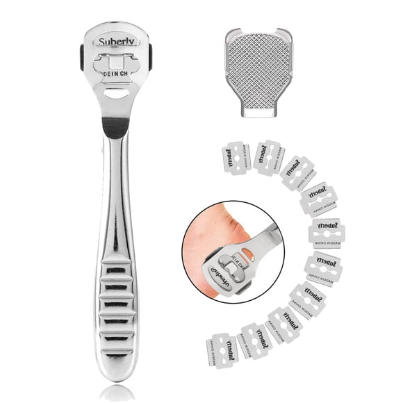 Removedor de callos Salvador 3 piezas antideslizante acero inoxidable