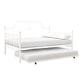thumbnail image 1 of DHP Ivorie Metal Daybed with Trundle, 1 of 9