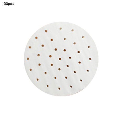 Grandest Birch 100Pcs/Set Steamer Paper More Thicken Non-stick Paper Practical Food-grade Steamer Paper Pad for Home Oil-proof Eff