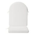 thumbnail image 6 of WestinTrends Adirondack Chair Cushion, Weather Resistant Patio Rocking Chair Cushion High Back, White, 6 of 15