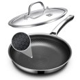 thumbnail image 1 of Oatofp Non Stick Frying Pans With Lid 12 Inch Hybrid Frying Pans Nonstick Non Stick Stainless Steel Skillets Dishwasher And Oven-Safe Chef Pan Induction Compatible Cooking Pan Pfoa Free Cookware, 1 of 5