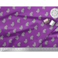 thumbnail image 2 of Soimoi Georgette Viscose Fabric Paisley Block Decor Fabric Printed Yard 42 Inch Wide, 2 of 3