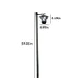thumbnail image 3 of Solar Lamp Post Lights Outdoor , Solar Powered Vintage Street Lights for Garden, Lawn, Pathway, Driveway, Front/Back Door, 3 of 7