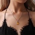 thumbnail image 5 of Collier Pendentif Simple Incrusté de Bijoux pour Femmes, Cadeau, 5 of 5